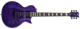 LTD EC-1000 See Thru Purple  w/Duncans 6-String Electric Guitar 2023